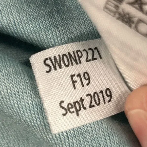 Smartwool 250 Merino Wool Shirt Womens Medium Base Layer 1/4 Zip Turquoise *hole - Picture 4 of 8